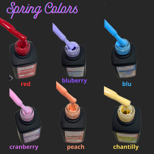 Rubber Base Gel Uv - 3 colori Primaverili a scelta - OUTLET
