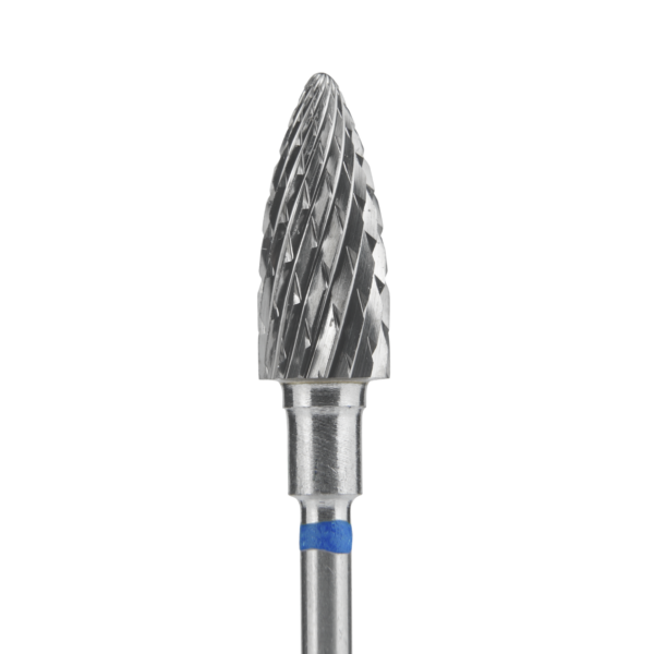 Punta fresa forma Pigna in carbide Blue EXPERT diameto 6 mm/parte lavorante 14 mm
