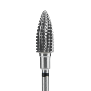 Punta fresa forma Pigna in carbide Nera EXPERT diameto 6 mm/parte lavorante 14 mm
