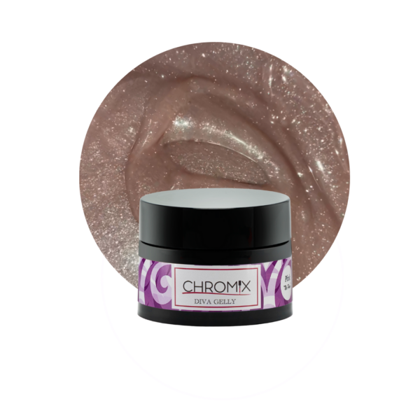 Gelly Gel  207 - Costruttore ad alta Viscosità - Shimmer Glitter - immagine 2